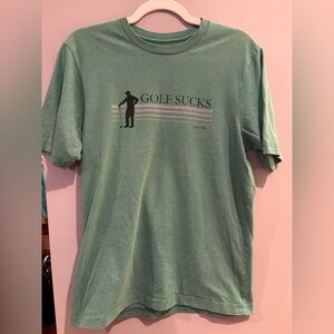 Travis Mathews Green Golf Graphic Tee